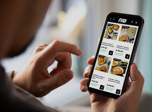 Step 1 — Pick your favourite meals or go for extra convenience with a package.